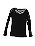 Splash Lace Black Long Sleeve Blouse Size M (youth) - photo 1