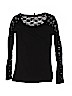 Splash Lace Black Long Sleeve Blouse Size M (youth) - photo 2
