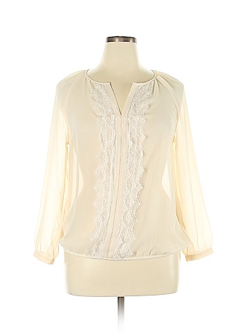 Ann Taylor Long Sleeve Blouse (view 1)