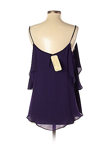 Nicole Miller Artelier Short Sleeve Silk Top (view 2)