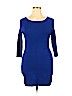INC International Concepts Blue Casual Dress Size XL - photo 1