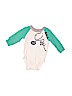 Carter's 100% Cotton White Long Sleeve Onesie 9-12 MO / 12 MO - photo 1