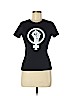L'Ecole Des Femmes 100% Cotton Black Short Sleeve T-Shirt Size M - photo 1