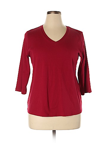 St. John's Bay 3/4 Sleeve T-Shirt (view 1)