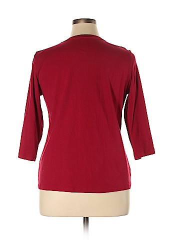 St. John's Bay 3/4 Sleeve T-Shirt (view 2)