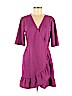Topshop 100% Polyester Purple Casual Dress Size 8 - photo 1