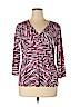 Kasper Pink 3/4 Sleeve Top Size XL - photo 1
