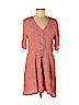 H&M 100% Viscose Red Casual Dress Size 10 - photo 1