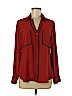 Express 100% Polyester Orange Long Sleeve Blouse Size M - photo 1