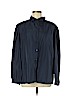 Assorted Brands 100% Polyester Blue Long Sleeve Blouse Size 24 - photo 1