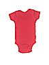 Rabbit Skins 100% Cotton Red Short Sleeve Onesie Size Newborn - photo 2