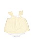 Janie and Jack 100% Cotton Yellow Short Sleeve Outfit Size 0-3 mo - photo 1