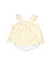 Janie and Jack 100% Cotton Yellow Short Sleeve Outfit Size 0-3 mo - photo 2