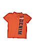 Complice 100% Cotton Graphic Orange Short Sleeve Polo Size 6 - photo 1