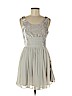 Free People 100% Polyester Ivory Casual Dress Size 4 - photo 1