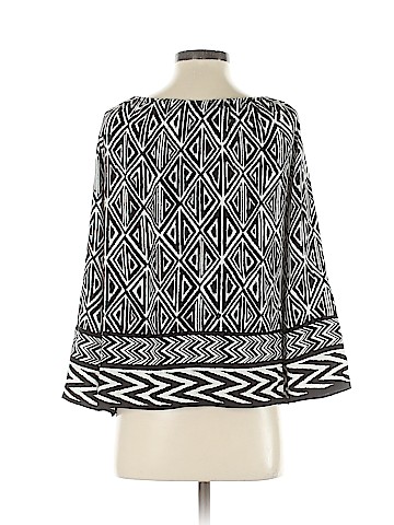 Alice & Trixie Long Sleeve Silk Top (view 2)