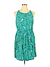Old Navy 100% Rayon Teal Casual Dress Size XL - photo 1