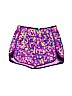 Justice 100% Polyester Solid Purple Shorts Size 7 - photo 1