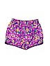Justice 100% Polyester Solid Purple Shorts Size 7 - photo 2