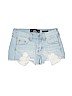 Hollister 100% Cotton Blue Denim Shorts Size 0 - photo 1