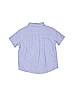 The Children's Place 100% Cotton Solid Blue Short Sleeve Button-Down Shirt Size 9-12 mo - photo 2