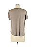 H&M 100% Viscose Brown Short Sleeve T-Shirt Size M - photo 2