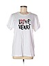 Henri Bendel 100% Cotton White Short Sleeve T-Shirt Size Med - Lg - photo 1