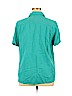 Coldwater Creek 100% Tencel Teal Short Sleeve Button-Down Shirt Size 1X - photo 2