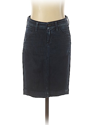 7 For All Mankind Denim Skirt (view 1)