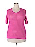 Lauren by Ralph Lauren Pink Pullover Sweater Size 1X - photo 1