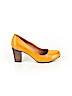 G.H. Bass & Co. Yellow Heels Size 6 1/2 - photo 1