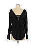 Free People Black Long Sleeve Blouse Size S - photo 1