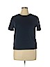 Claudia D. Blue Short Sleeve T-Shirt Size XL - photo 1