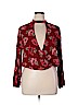 Forever 21 100% Rayon Red Long Sleeve Blouse Size 1X - photo 1
