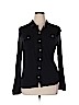 INC International Concepts 100% Rayon Black Long Sleeve Button-Down Shirt Size XL - photo 1