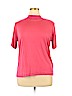 Winter Silks 100% Silk Pink Short Sleeve Silk Top Size XL - photo 1