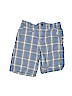 Gap Kids 100% Cotton Plaid Blue Shorts Size 12 - photo 1