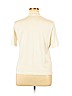 Winter Silks 100% Silk Ivory Short Sleeve Silk Top Size XL - photo 2
