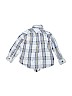 Kitestrings 100% Cotton Plaid Blue Long Sleeve Button-Down Shirt Size 4T - photo 2