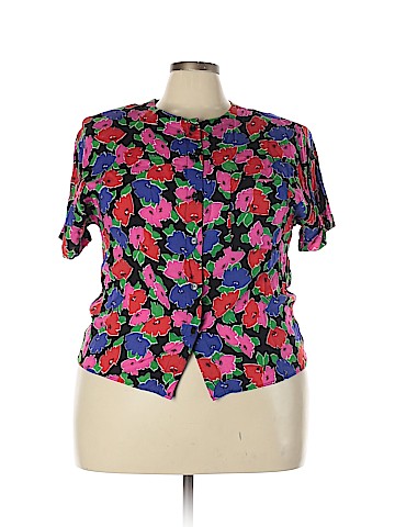 Melissa Ashley Short Sleeve Button-Down Shirt (view 1)
