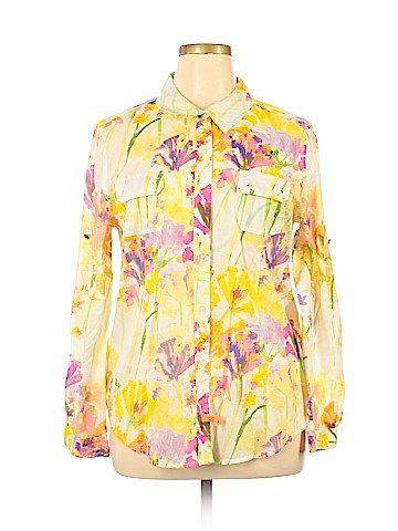 Calvin Klein Long Sleeve Button-Down Shirt (view 1)