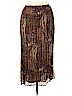 Maggie Barnes 100% Polyester Brown Casual Skirt Size 14 - 16 - photo 1