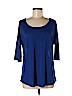 American Eagle Outfitters Blue 3/4 Sleeve T-Shirt Size M - photo 1