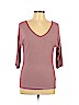 Zenana Outfitters Red 3/4 Sleeve Top Size L - photo 1