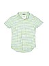 Mini Boden Green Short Sleeve Button-Down Shirt Size 6 - 7 - photo 1