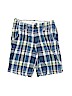 Abercrombie 100% Cotton Plaid Blue Shorts Size 12 - photo 1