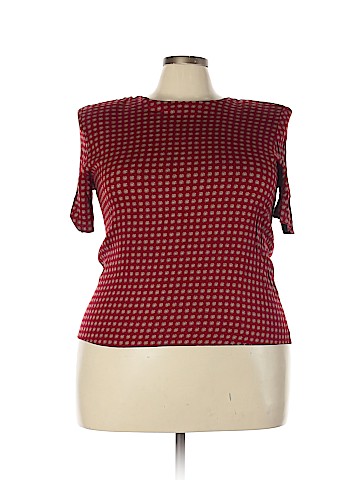 Jones Wear Jeans Short Sleeve Blouse (view 1)