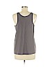 Frenchi 100% Polyester Gray Sleeveless Blouse Size M - photo 2