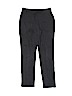 Jumping Beans Solid Black Fleece Pants Size 7 - photo 1