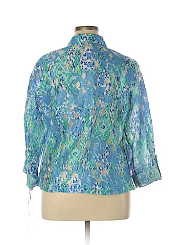 Ruby Rd. Long Sleeve Button-Down Shirt (view 2)